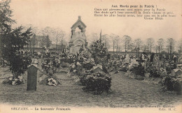 FRANCE - Orléans - Le Souvenir Français - Aux Morts Pour La Patrie - Cimetières - Carte Postale Ancienne - Orleans