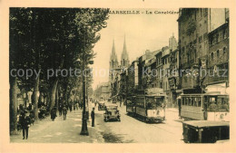 73591654 Strassenbahn Marseille Canebiere   - Tramways