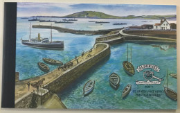 Alderney 2001 History Of Alderney Part 5 ~ MNH Prestige Booklet ~ Ships, Torpedo Boat, Trains - Alderney