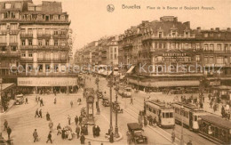 73579284 Strassenbahn Bruxelles Place De La Bourse Boulevard Anspach  - Tramways