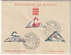 MONACO - FDC - 1956 - FDC