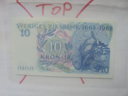 SUEDE 10 KRONOR 1968 Neuf (B.32) - Sweden