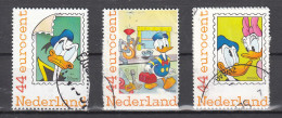 Nederland Persoonlijke :  Donald Duck 3 X, 0,44 Gestemepld - Usati