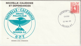 NOUVELLE CALÉDONIE  - FDC - 1985 - FDC