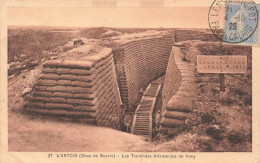 MILITARIA - L'Artois ( Site De Guerre) - Les Tranchées Allemandes De Vimy - Carte Postale Ancienne - Otras Guerras