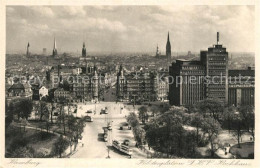 73562389 Strassenbahn Hamburg Holstenplatz DHV-Hochhaus  - Tramways