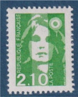 Marianne De Briat Dite Du Bicentenaire N°2622 Neuf 2f10 Vert - 1989-1996 Bicentenial Marianne