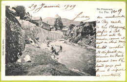 Af1344 - BOLIVIA - Vintage Postcard -  La Paz - Rio Chogueapu - 1909 - Bolivie