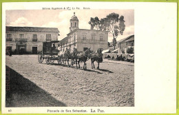 Af1354 - BOLIVIA - Vintage Postcard -  La Paz  - Plazuela De San Sebastian - Bolivie