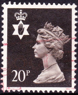 GREAT BRITAIN Northern Ireland 1989 QEII 20p Black Machin SGNI51 Used - Northern Ireland