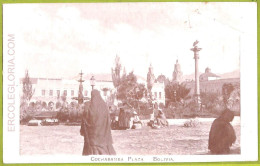 Af1359 - BOLIVIA - Vintage Postcard -  Cochabamba Plaza - Bolivie