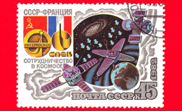 RUSSIA - Usato - 1982 - Volo Spaziale Sovietico-francese - 45 - Used Stamps