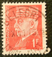 514 France 1941/42 Oblitéré  Effigie De Pétain 1f - Usados