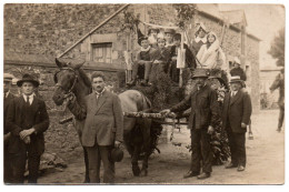 Carriole Fleurie. Carte Photo Animée Non Située - Carnival