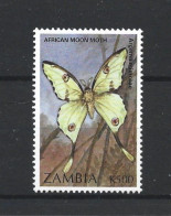 Zambia 1997 Butterflies Y.T. 652 ** - Zambie (1965-...)