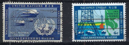 NATIONS UNIES New York Ca.1960:  Lot D' Obl. - Posta Aerea