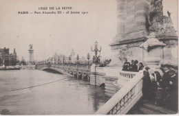 FRANCE - Crue De La Seine PARIS - Pont Alexandre Iii - 28th January 1910 - Overstromingen