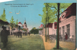 BELGIQUE - Exposition Internationale De Gand 1913 - L'Avenue Du Belvédère - Carte Postale Ancienne - Gent