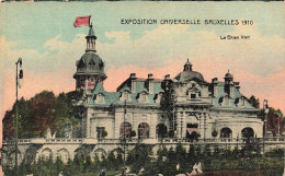 BELGIQUE - Exposition De Bruxelles 1910 - Le Chien Vert - Carte Postale Ancienne - Exposiciones Universales