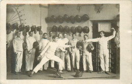 CARTE PHOTO - Salle D'escrime, Carte Non Située. - Fencing