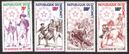 Dahomey 1975 Revolution Americaine 1776-1976 Michel 636-39 MNH 30964 - Blocchi & Foglietti