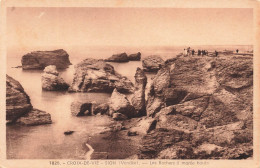 FRANCE - Saint Gilles Croix De Vie - Les Rochers à Marée Haute - Carte Postale Ancienne - Saint Gilles Croix De Vie