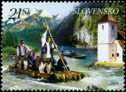 ** 333 Slovakia  Raftmen On The Dunajec River Joint Issue With Poland 2004 - Altri & Non Classificati