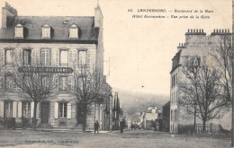 CPA 29 LANDERNEAU / BOULEVARD DE LA GARE / HOTEL KEROUANTON / VUE PRISE DE LA GARE - Landerneau