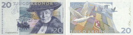 SWEDEN 20 KRONOR 1991 P-61a UNC (P445) - Sweden