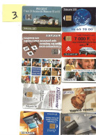 LOT DE 10 TELECARTES DE FRANCE DIFFERENTE VOIR SCAN POUR ETAT - Collections