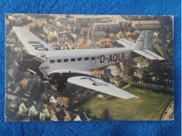 Junkers Ju 52 D-AQUI " Berlin-Tempelhof" über Hamburg, 1987 - 1919-1938