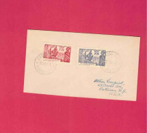 Lettre Pour Les USA EUAN - YT N° 140 Et 141 - Cartas & Documentos
