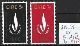 IRLANDE 227-28 ** Côte 1.50 € - Neufs