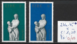 IRLANDE 274-75 * Côte 1.50 € - Unused Stamps