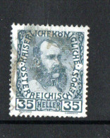 Österreich 1908: Mi.-Nr. 149 V: Kaiser Franz Josef - Gebraucht