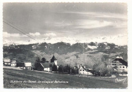 CPSM Dentelée 10.5 X 15 Isère  SAINT HILAIRE DU TOUVET Le Village Et Belledonne  église - Saint-Hilaire-du-Touvet