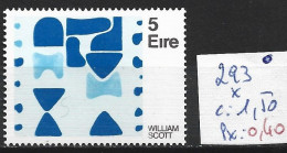 IRLANDE 293 * Côte 1.50 € - Unused Stamps