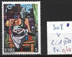 IRLANDE 308 * Côte 1.50 € - Unused Stamps