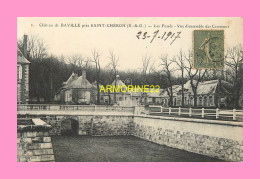 CPA  Chateau De  BAVILLE  Près De SAINT CHERON  Les Fossés Vue D Ensemble Des Communs - Saint Cheron