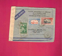 Lettre Par Avion De 1942 Pour Les USA EUAN - YT N° 119, 120 Et 132 - Briefe U. Dokumente
