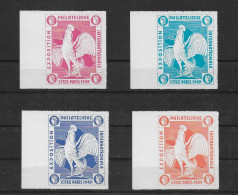 France Vignette Centenaire Du Timbre Citex 1949 Yvert N° 17 X 4 - Briefmarkenmessen