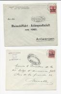 LOT DE LETTRES AVEC GERMANIA SURCHARGEE    COVER - Armée Allemande