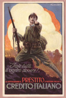 Cartolina Mauzan Fate Tutti Il Vostro Dovere Prestito Nazionale Guerra Mondiale - Mauzan, L.A.