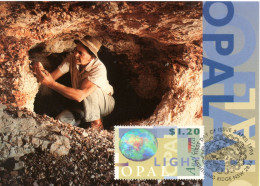 Australia, MC, Opal, Gemstone 1 - Storia Postale