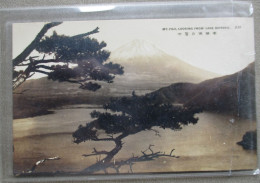 JAPAN MOUNT FUJIFROM LAKE MOTOSU POSTCARD ANSICHTSKARTE CARTOLINA PHOTO CARD CARTE POSTALE CP PC AK KARTE - Osaka