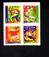 1959276772 2003 SCOTT 3828A (XX) POSTFRIS MINT NEVER HINGED   Christmas 3822 FIRST STAMP BLOCK - Ongebruikt