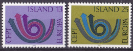 Island Satz Von 1973 **/MNH (A4-6) - Neufs