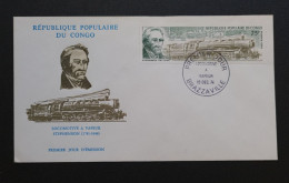 Congo, Locomotive à  Vapeur Stephenson(1781-1848). - Used