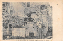 CPA 33 SOULAC SUR MER / RUINES DE L'EGLISE ROMAINE - Soulac-sur-Mer