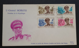 Congo Lt Général MOBUTU Président De La République. - Oblitérés